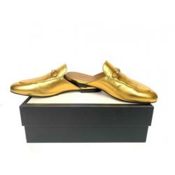 Gucci Princetown 38 gold