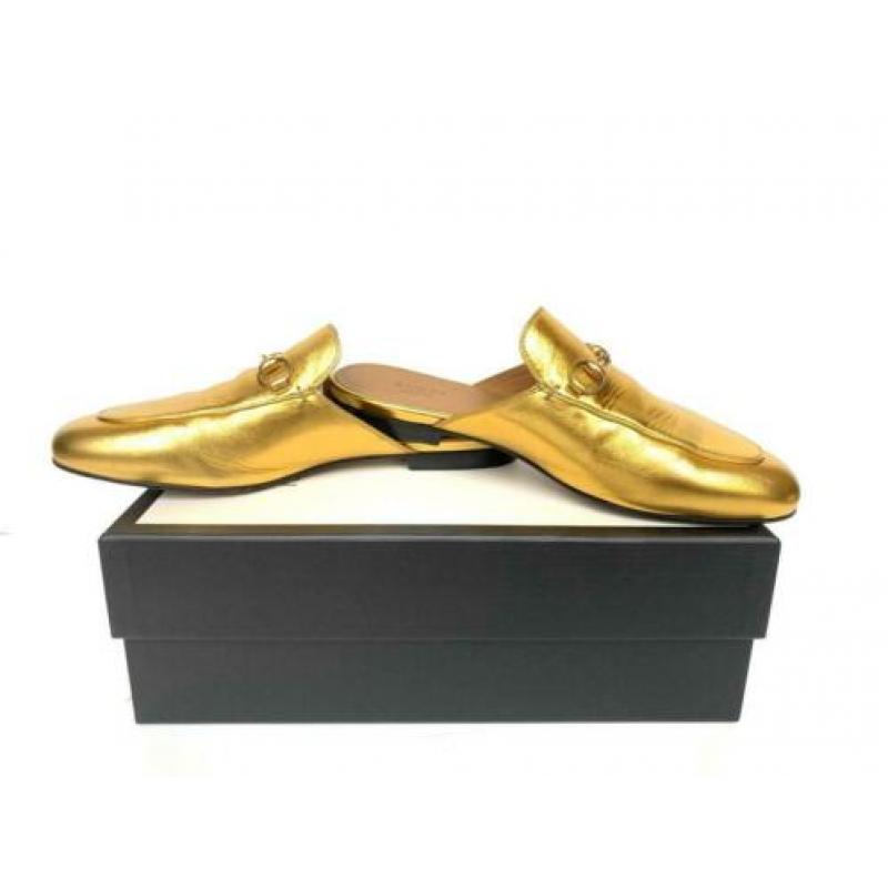 Gucci Princetown 38 gold