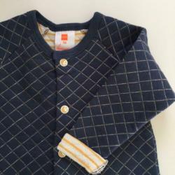 Boxpakje onesie hema donker blauw 56 en schoentjes nieuw!
