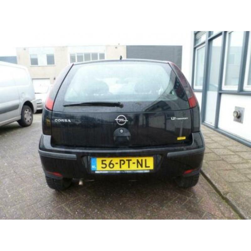 Opel Corsa 1.2 16V Twinport 3D 2004 Zwart *APK*FEB*2021*