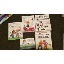 5 Kinderboeken Otje Jip en Janneke Hannes en Kaatje