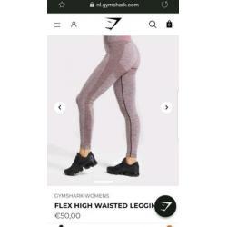 Gymshark high waisted flex sport legging, Maat S