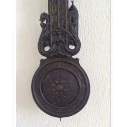 Antieke Franse bloemslinger (Comtoise) hangklok