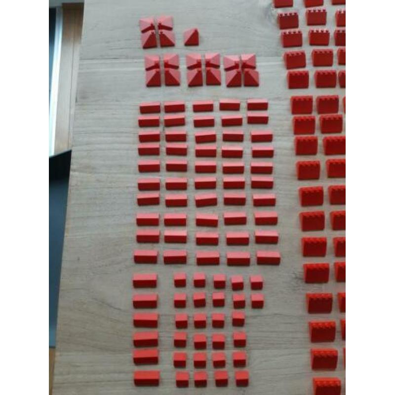 Heel veel lego dakpannen! Nokken, pannen, 3x4 2x3 1×3