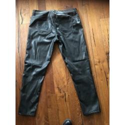 Nep lederen broek maat XL
