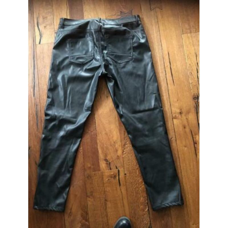 Nep lederen broek maat XL