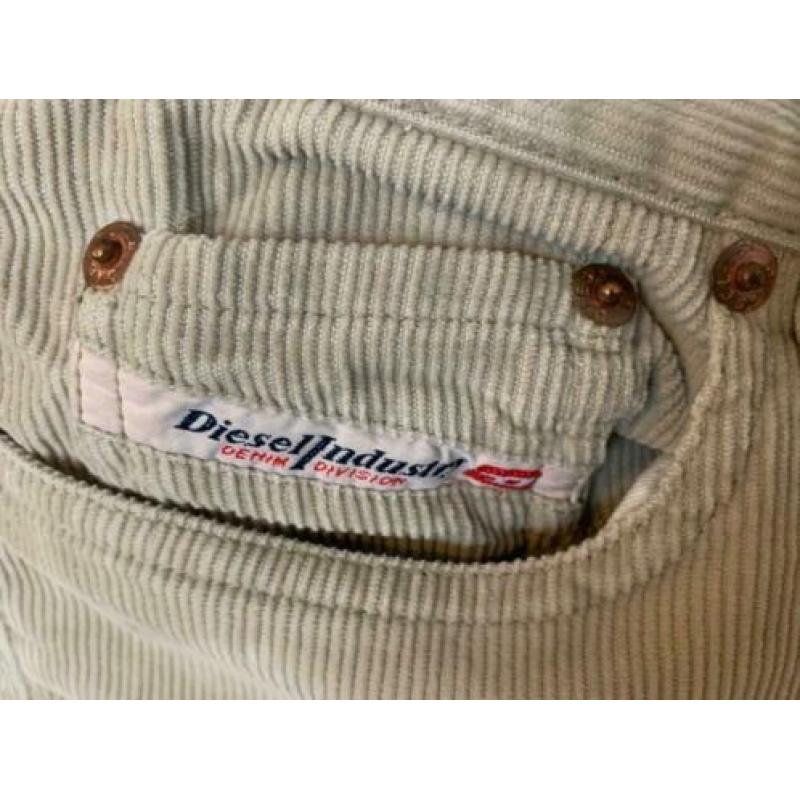 geweldige ribbroek Diesel vintage maat 28