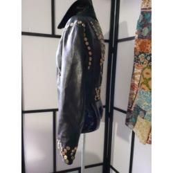Moschino leren (biker)jack maat M