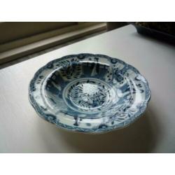 Mooi Blauw Chinees Bordje 14 cm.