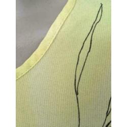 B105 Eugen Klein: geel top blouse Maat42=L