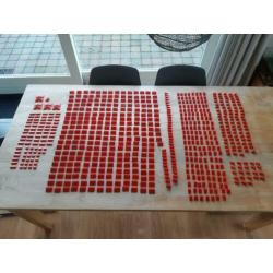 Heel veel lego dakpannen! Nokken, pannen, 3x4 2x3 1×3