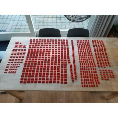 Heel veel lego dakpannen! Nokken, pannen, 3x4 2x3 1×3