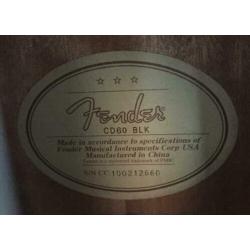 Fender CD-60 acoustische gitaar- top voor beginnende speler!