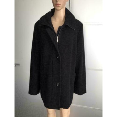 D880 Milo Coats maat 44=L wollen jas winterjas zwart