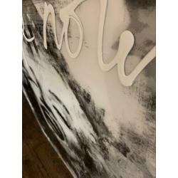 Unieke Jack Liemburg op dibond met aluminium frame 120x120cm