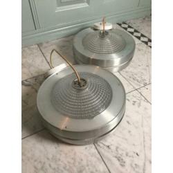 Set van 2 RAAK vintage hanglamp B1044 - sixties