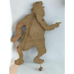 Franse houten trekpop