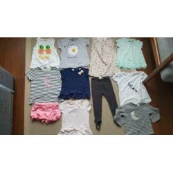 11-delig Zara pakket mt 104: jurk, broek, shirt, longsleeve