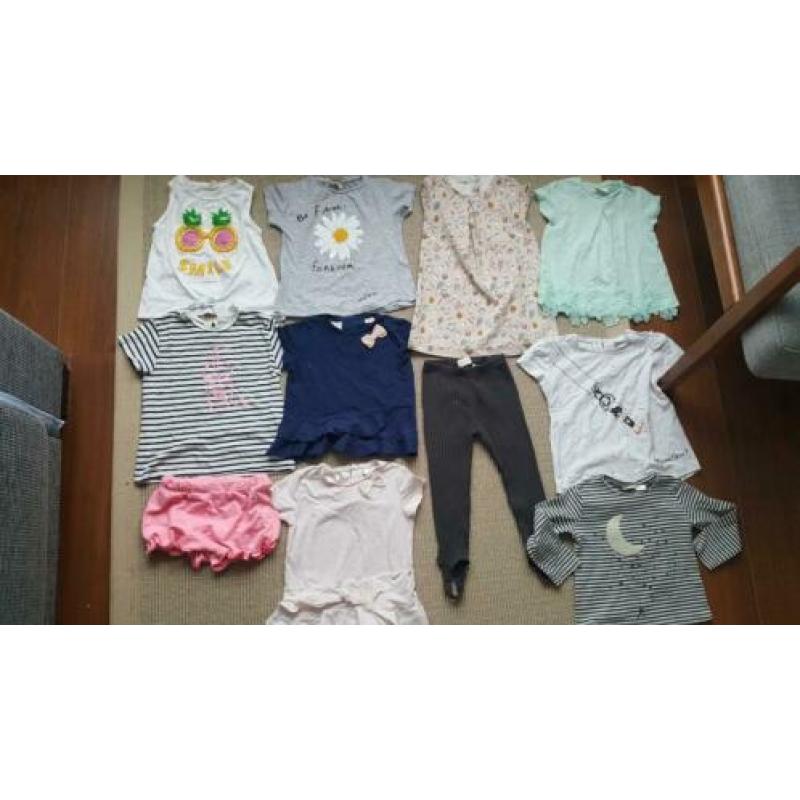 11-delig Zara pakket mt 104: jurk, broek, shirt, longsleeve