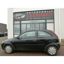 Opel Corsa 1.2 16V Twinport 3D 2004 Zwart *APK*FEB*2021*