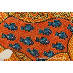 100% Handgemaakt Beeldje "Big beautiful Fish" Kunstwerk