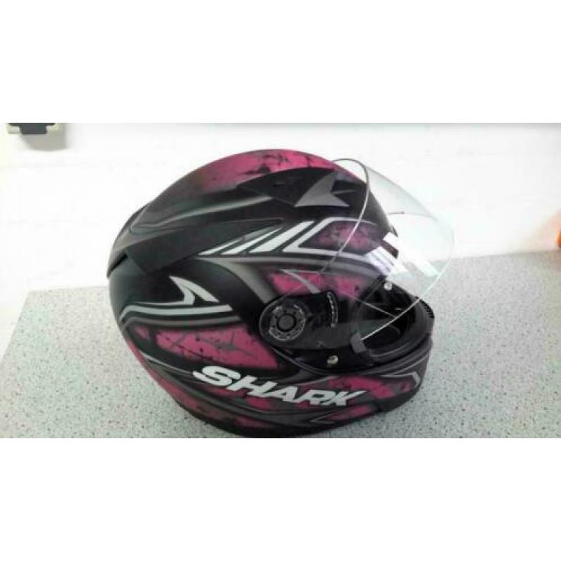 Dames integraal helm Shark maat M (Nagenoeg nieuw)