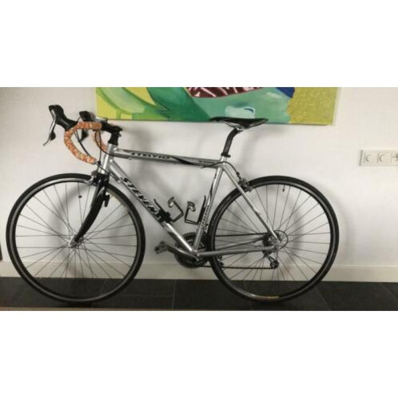 Racefiets, Stevens Stelvio 56cm frame, mat zilver
