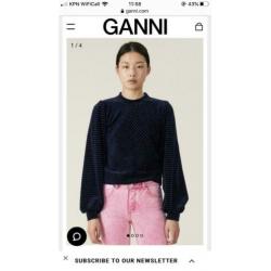 Ganni trui lurex maat 36