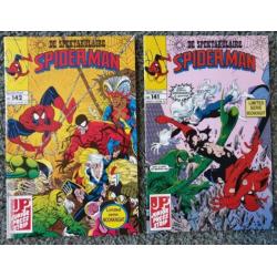 Spektakulaire spiderman comics. 1991. 2 euro per stuk.