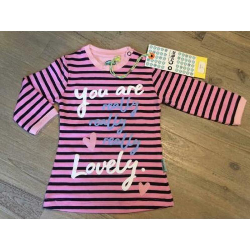 Nieuw setje gestreept jurkje en legging O’Chillie 74