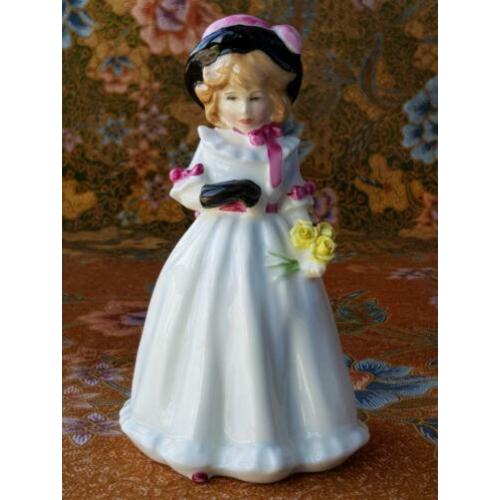 Mooi vintage beeldje uit Engeland Sharon van Royal Doulton.
