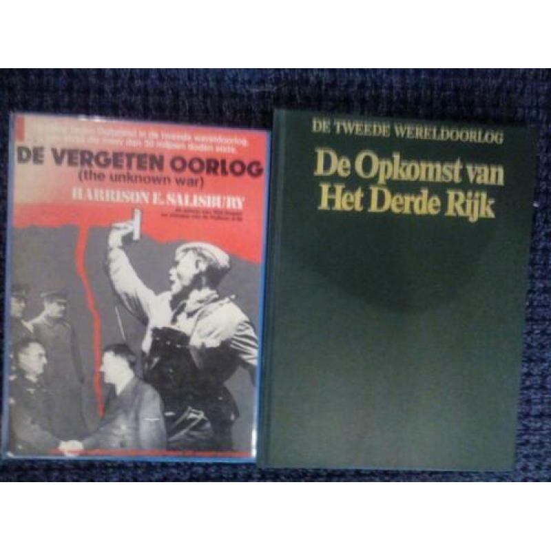 Militaire boeken, tanks, vliegtuigen etc.