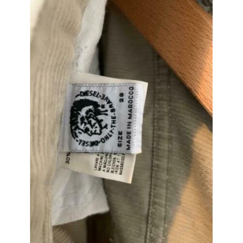 geweldige ribbroek Diesel vintage maat 28