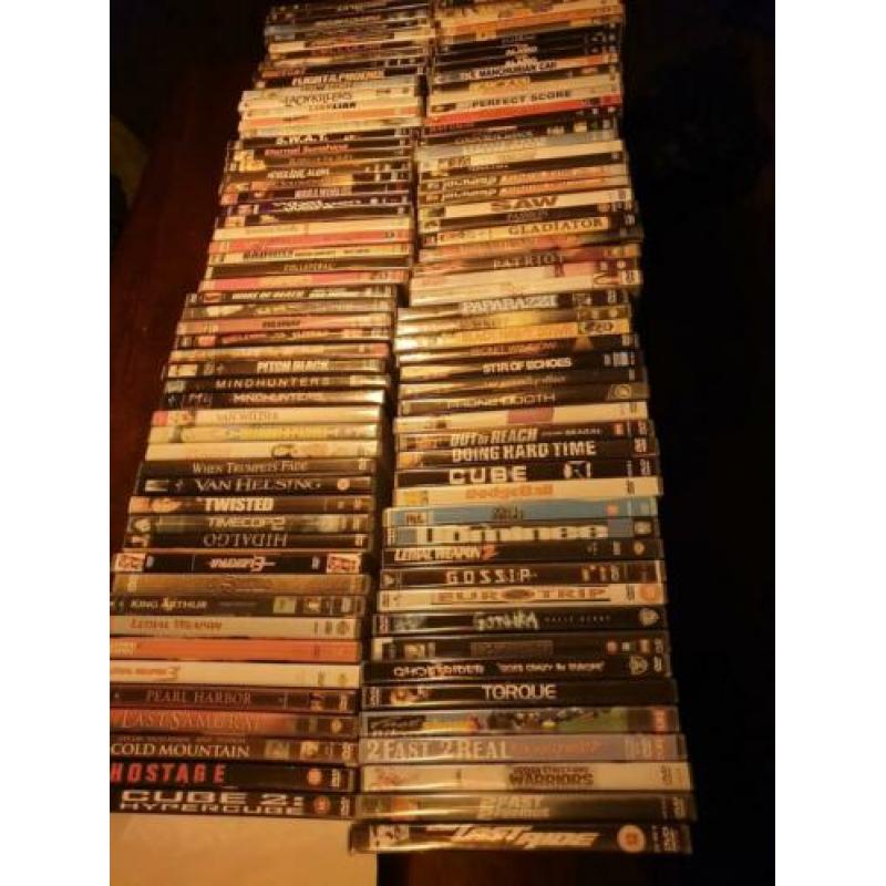 109 dvd film( meeste zijn actiefilms)