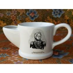 Mooie vintage Engelse scheerkom van Wade met Lord Nelson.