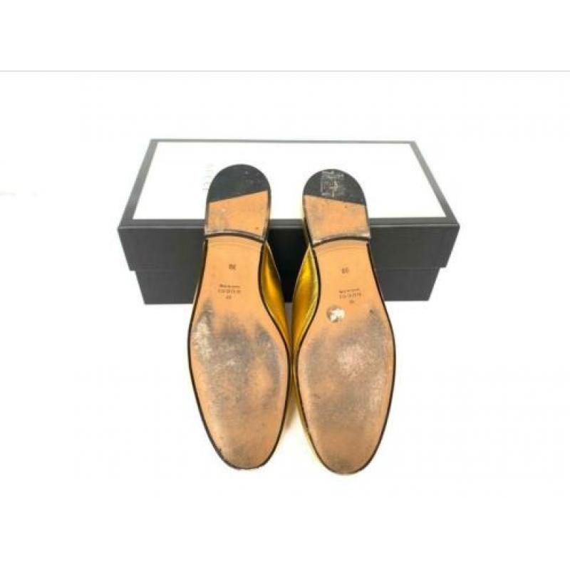 Gucci Princetown 38 gold