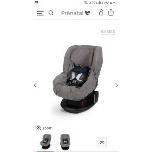 prenatal autostoelhoes, categorie 1, roze, zgan