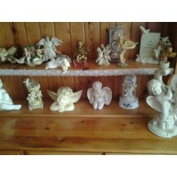 Grote engeltjes verzameling + buffet kast (+- 300 stuks)