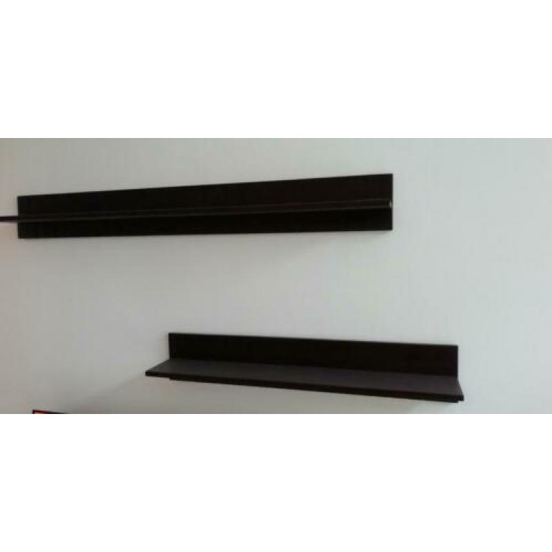 Wandplanken in koloniale stijl 2 stuks