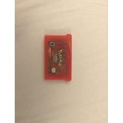 Game Boy Advance SP 001 Tribal Edition met Pokémon Fire Red