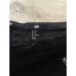 Nieuw zw rok h&m pu leder afgezet 40
