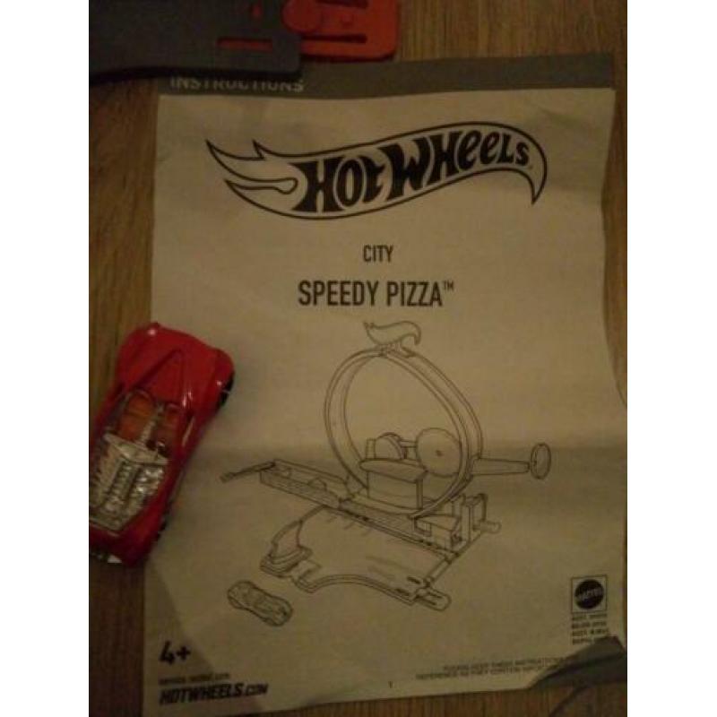 Hotwheels city speed pizza