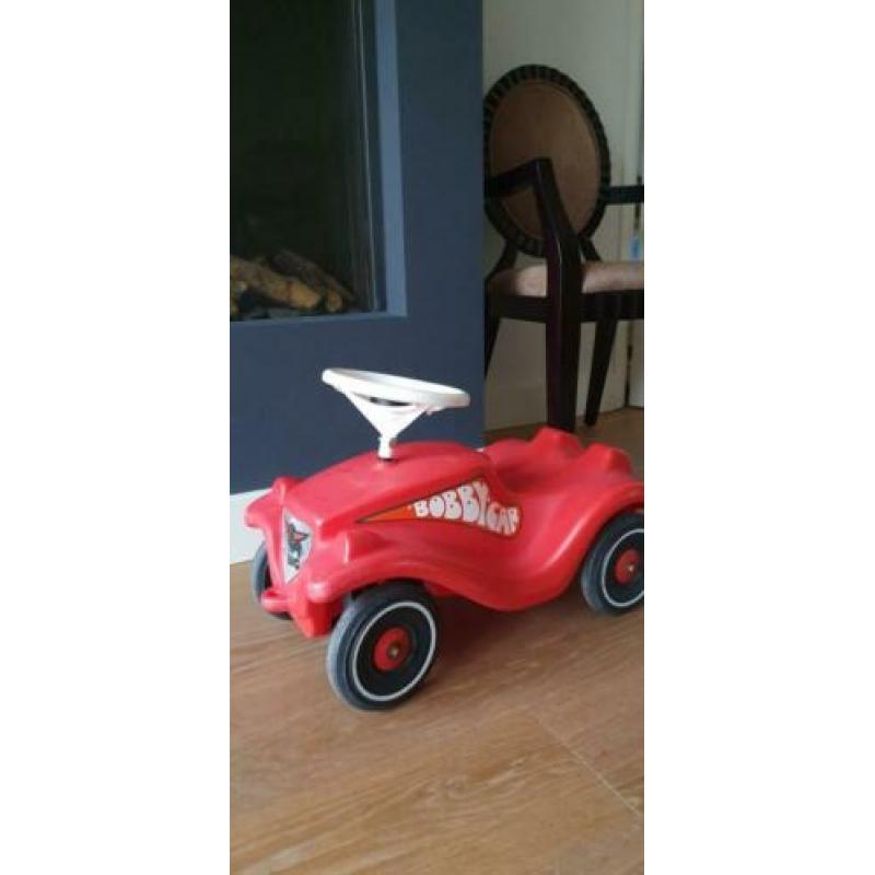 Rode bobby-car loopauto - bobbycar in het rood- bobby car