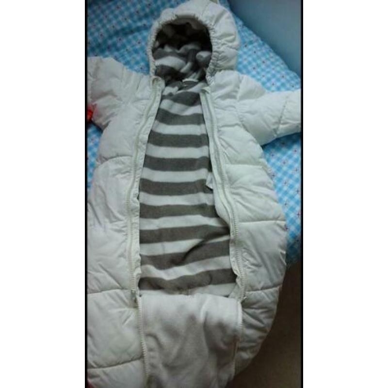 H&M Berenpakje en combi jas/voetenzak (62/68)