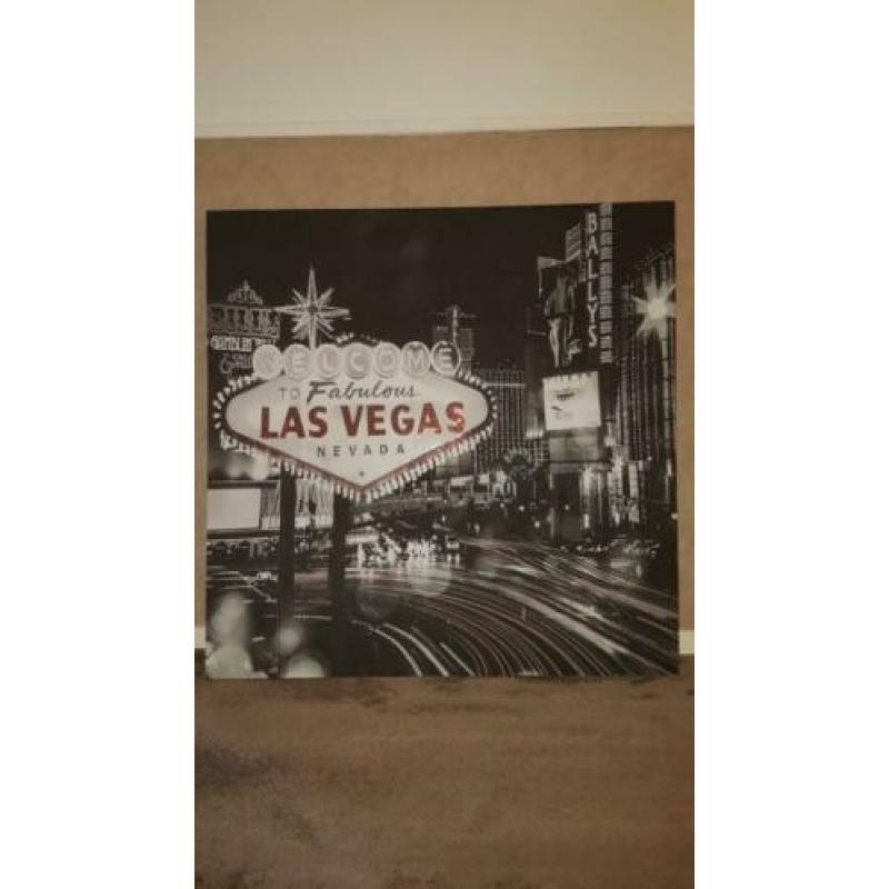 Mooi groot schilderij las Vegas nieuw
