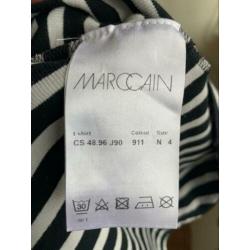 Marc Cain Sports Crop top maat N4 L 42 zwart wit gestreept