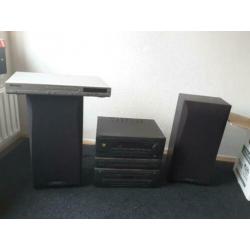 Stereo met cd/dvd speler