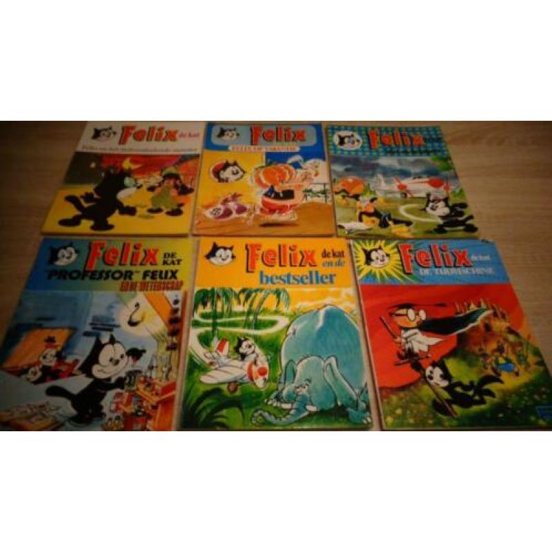 Felix stripboeken 6 stuks goede staat
