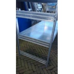 6 meter Zware last stelling 80 diep Magazijn legbord