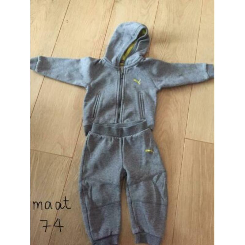 Trainingspak joggingpak puma maat 74
